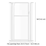 Extra Tall Transparent Pet Gate - Image 7