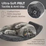 Cat Climber Set of 4 Shelves, Charcoal - Image 3