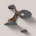 Cat Climber Set of 4 Shelves, Charcoal - Image 9