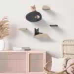 Cat Climber Set of 4 Facade Add-Ons, Charcoal - Image 5