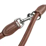 Hunter Rolled Soft Leather Dog Training Leash, Brown - Image 5