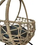 Esmee II Wicker Rope Hanging Pet Bed, Natural - Image 4