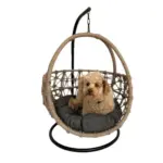 Esmee II Wicker Rope Hanging Pet Bed, Natural - Image 2