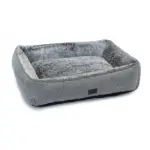 Dog Lounger Bed, Artic Faux Fur - Image 3