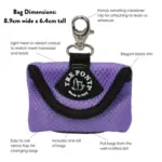 Tre Ponti Mesh Dog Poop Bag Holder, Blue - Image 7