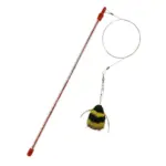 Go Cat Da Bird Cat Toy Wand with Bee - Image 2