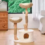 Michu Premium Real Wood Cat Tree | Large