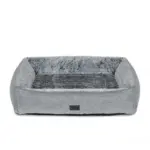 Dog Lounger Bed, Artic Faux Fur - Image 5