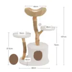 Modern Pets Real Wood Cat Tree - Image 10