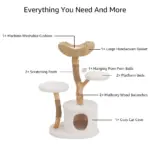 Modern Pets Real Wood Cat Tree - Image 2