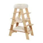 Pyramid Wooden Cat Tree - Image 2