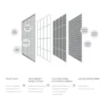 Elspet Seashell Pet Fountain Replacement Filter - 4 Pack - Image 2