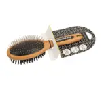 Natural Bamboo Two-Sided Pet Brush - Image 2
