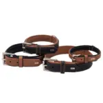 Hunter Canadian Elk Leather Dog Collar, Cognac - Image 6