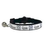 Personalised Cat Collar - Squiggle, Blue - Image 2