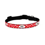 Personalised Dog Collar - Spots Red - Image 9