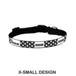 Personalised Dog Collar - Monochrome Cross - Image 6