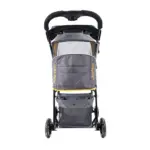 Ibiyaya Cloud 9 Pet Stroller for Dogs & Cats, Mustard Yellow - Image 3