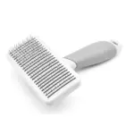 Self-cleaning Deshedding Brush with Soft Plastic Tips