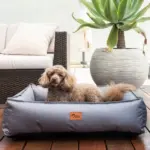 Orthopedic Ripstop Dog Lounger Bed, Steel Grey - Image 10