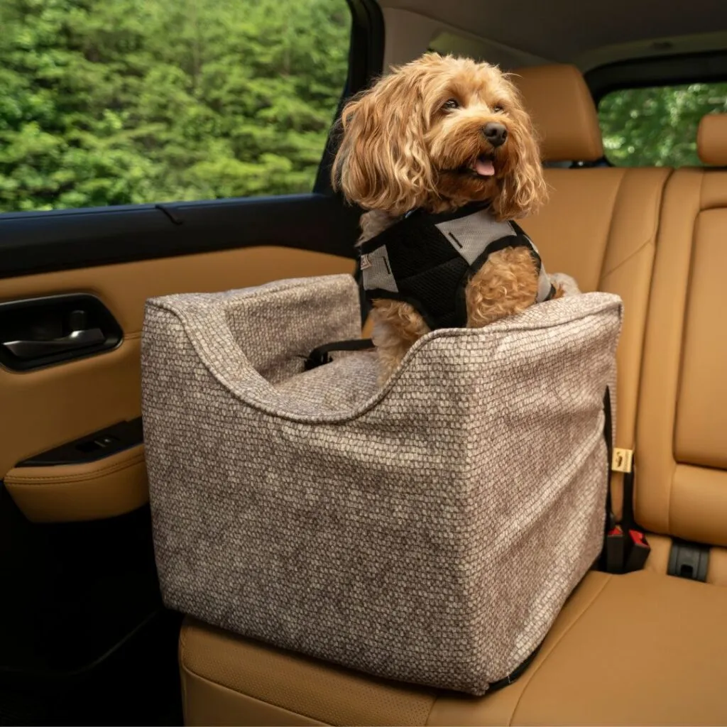 waterproof dog crate cover integrated with car seat protection system